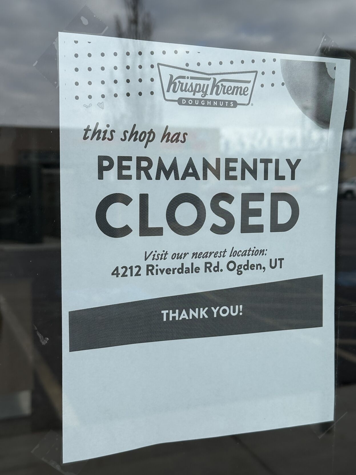 Krispy Kreme closed